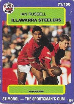 1990 Stimorol NRL #71 Ian Russell Front